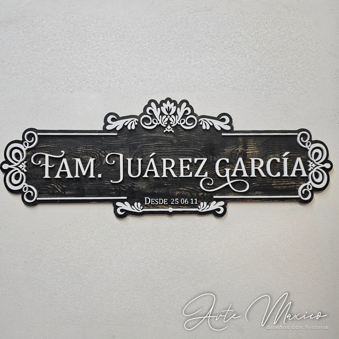 Letrero Familiar Lousiana