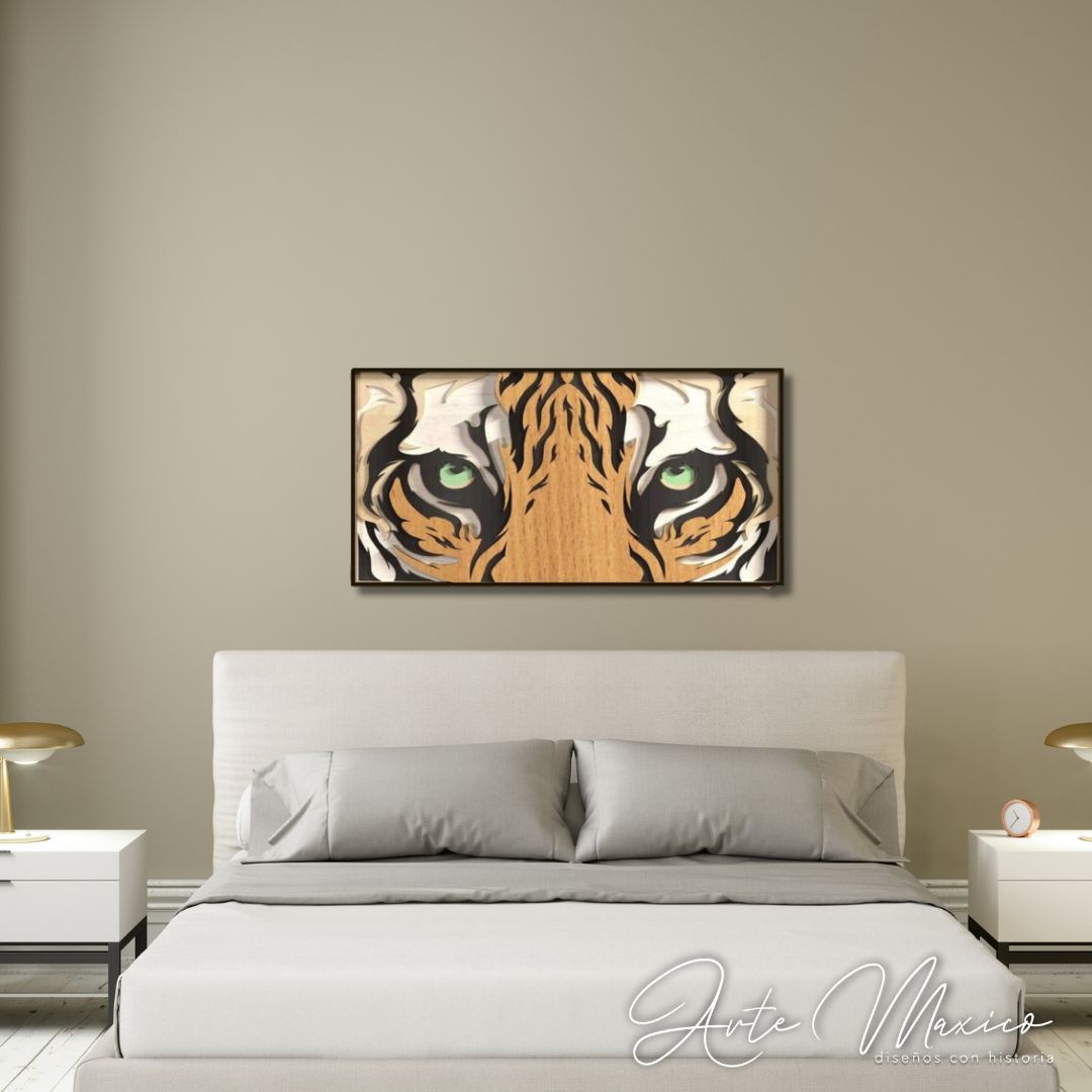 Cuadro Tigre Multicapas