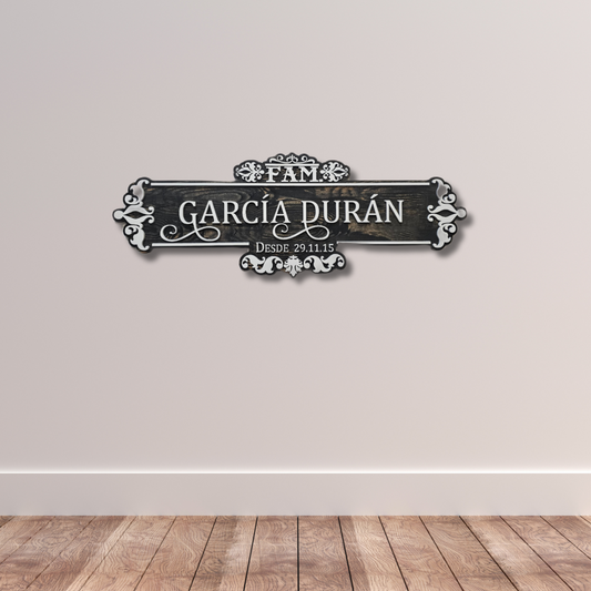 Letrero Familiar Texas