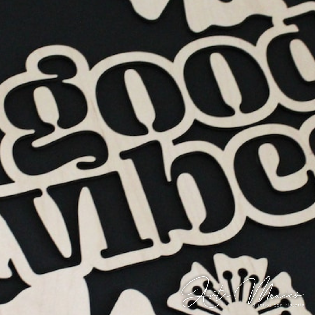 Cuadro Good Vibes