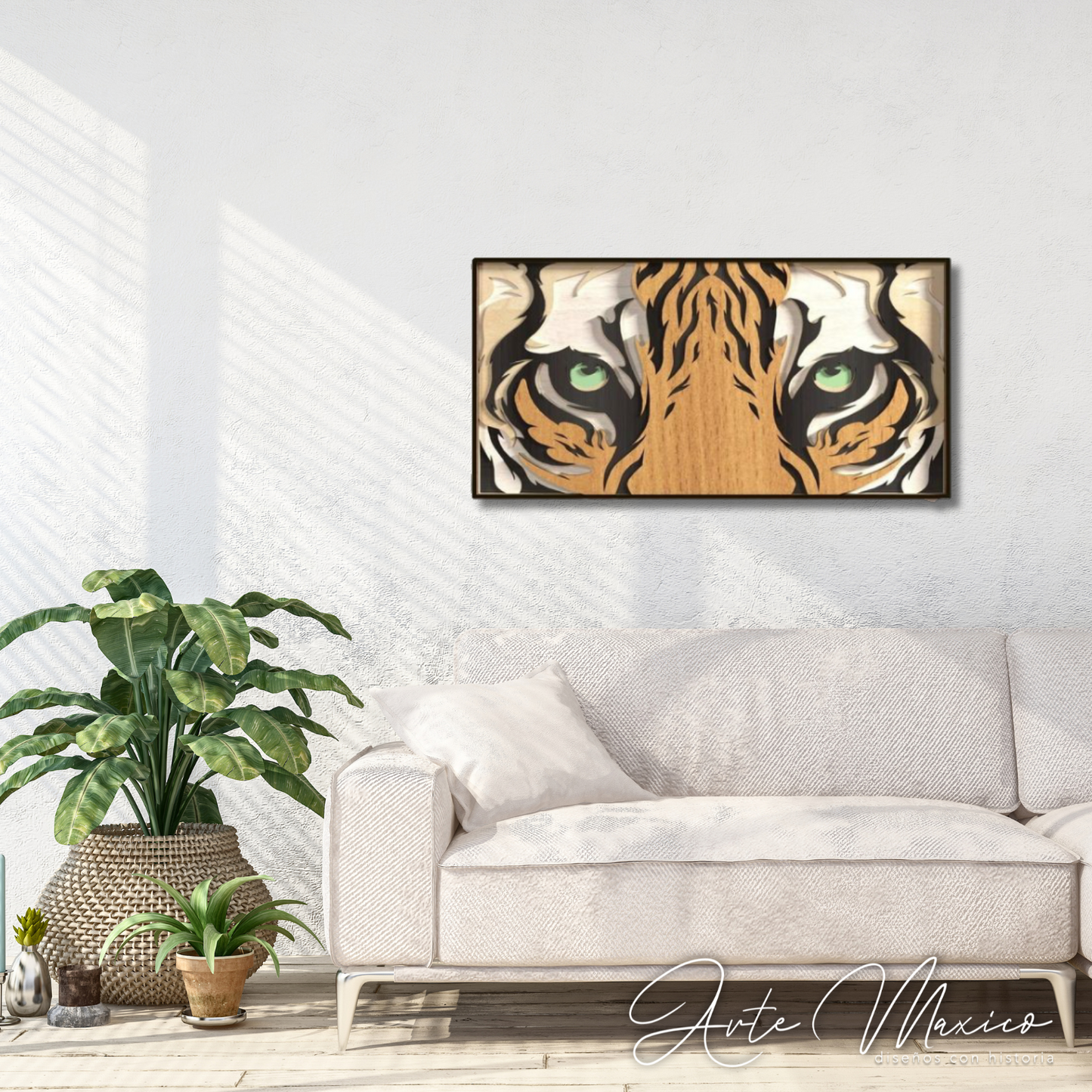 Cuadro Tigre Multicapas