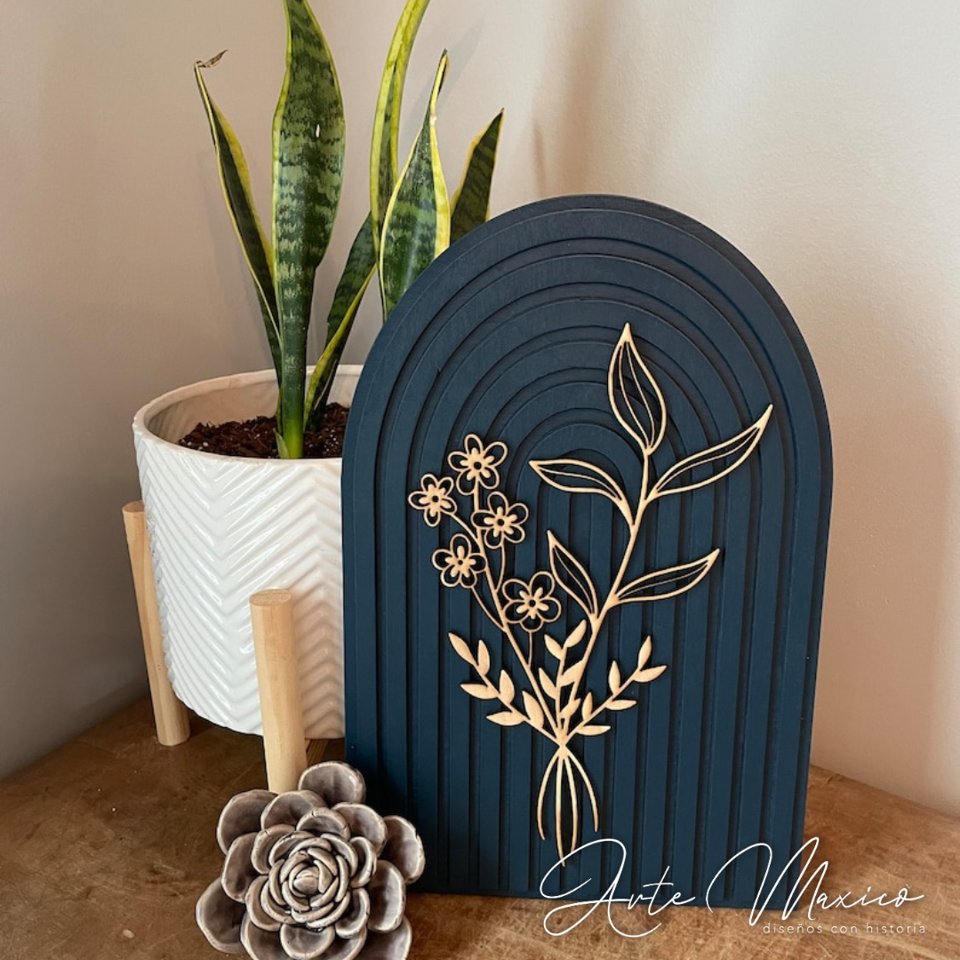 Set de Flores a Relieve
