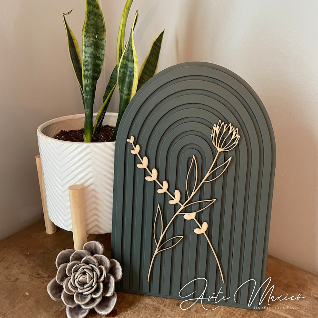 Set de Flores a Relieve