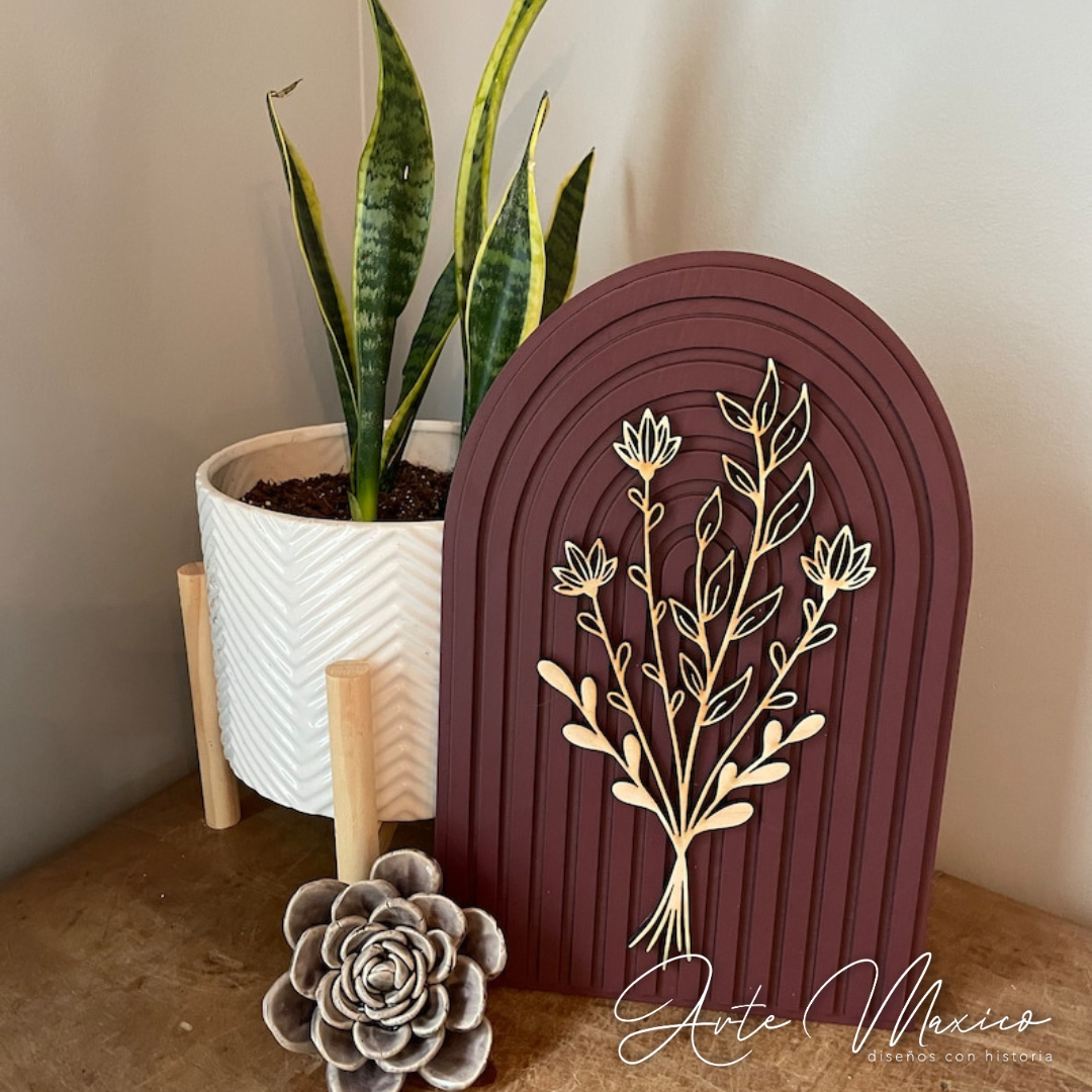 Set de Flores a Relieve
