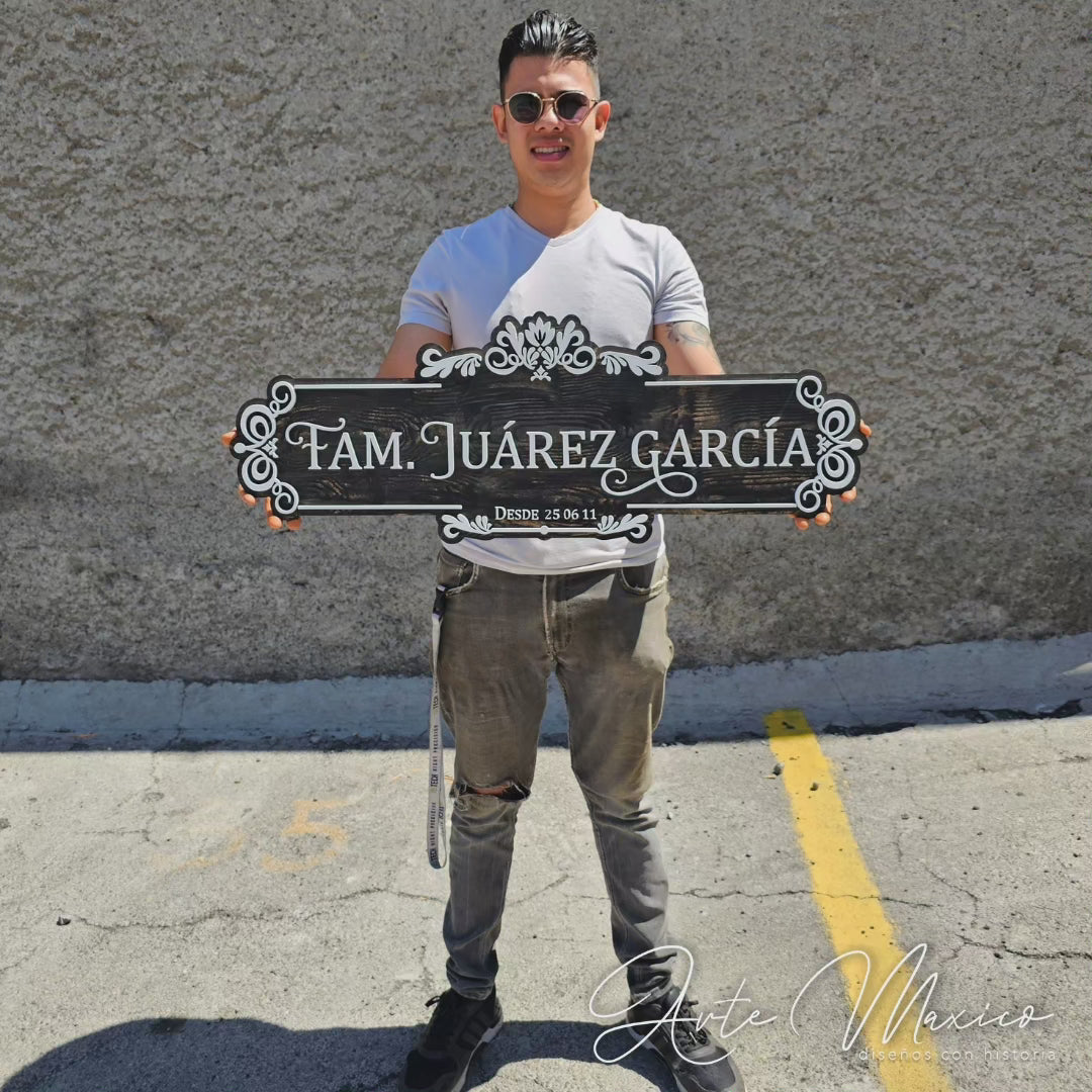 Letrero Familiar Lousiana