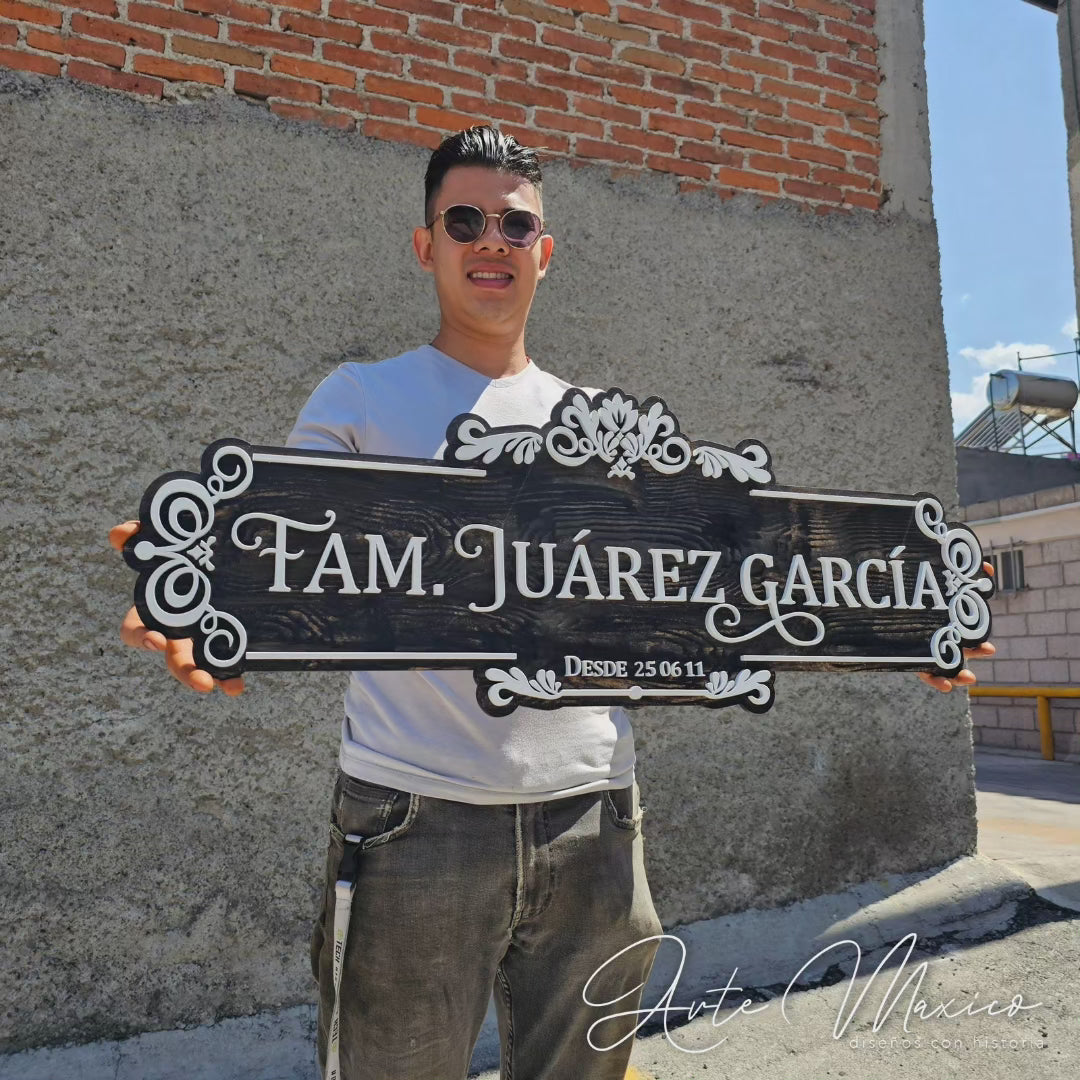 Letrero Familiar Lousiana