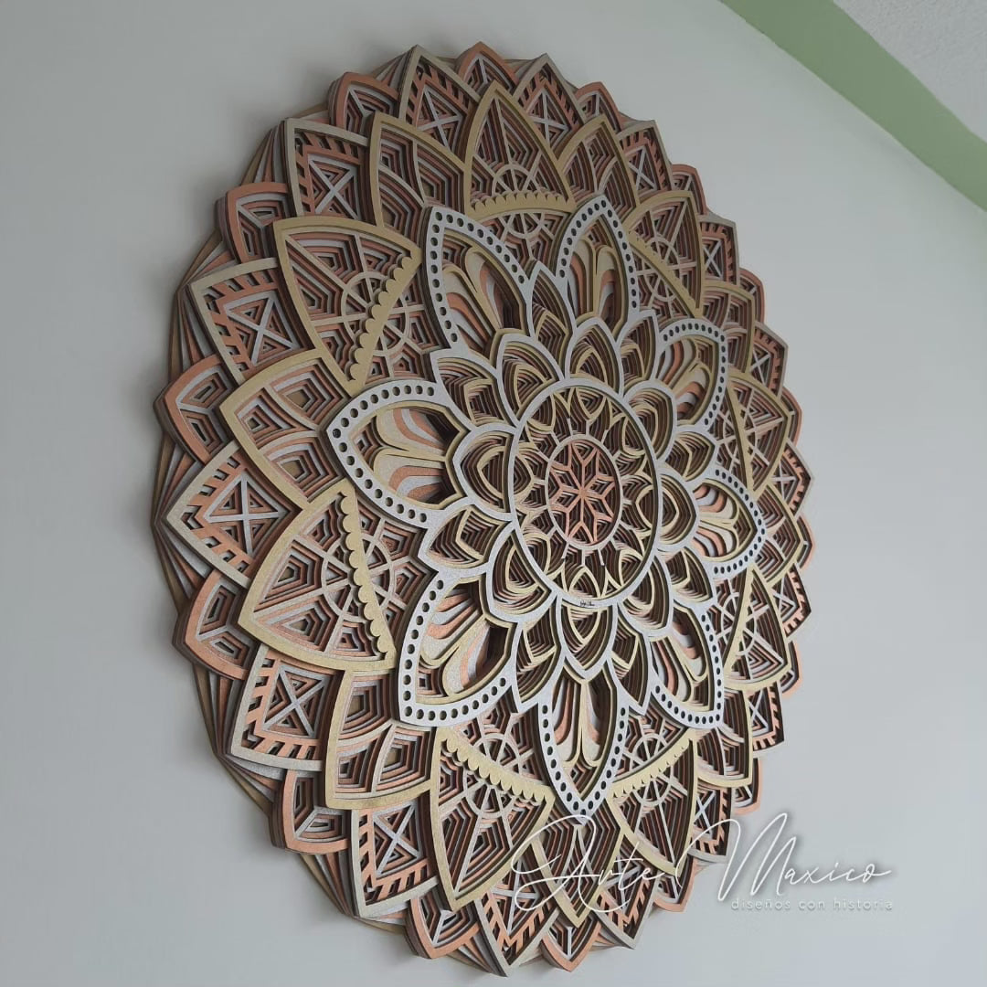 Mandala Multicapas Cobrizo