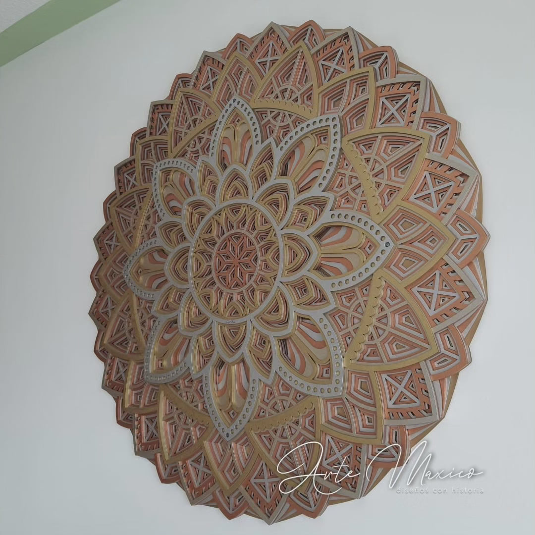 Mandala Multicapas Cobrizo
