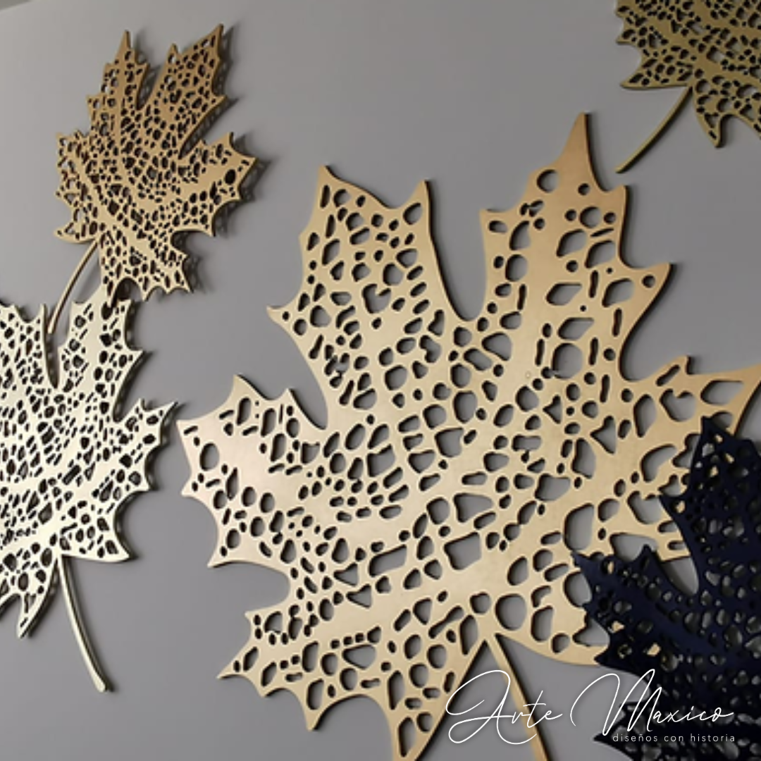 Set de 6 Hojas de Arce