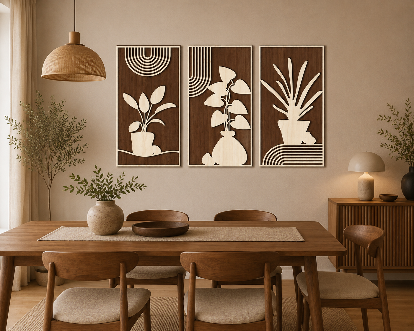 Triptico Botanico Boho