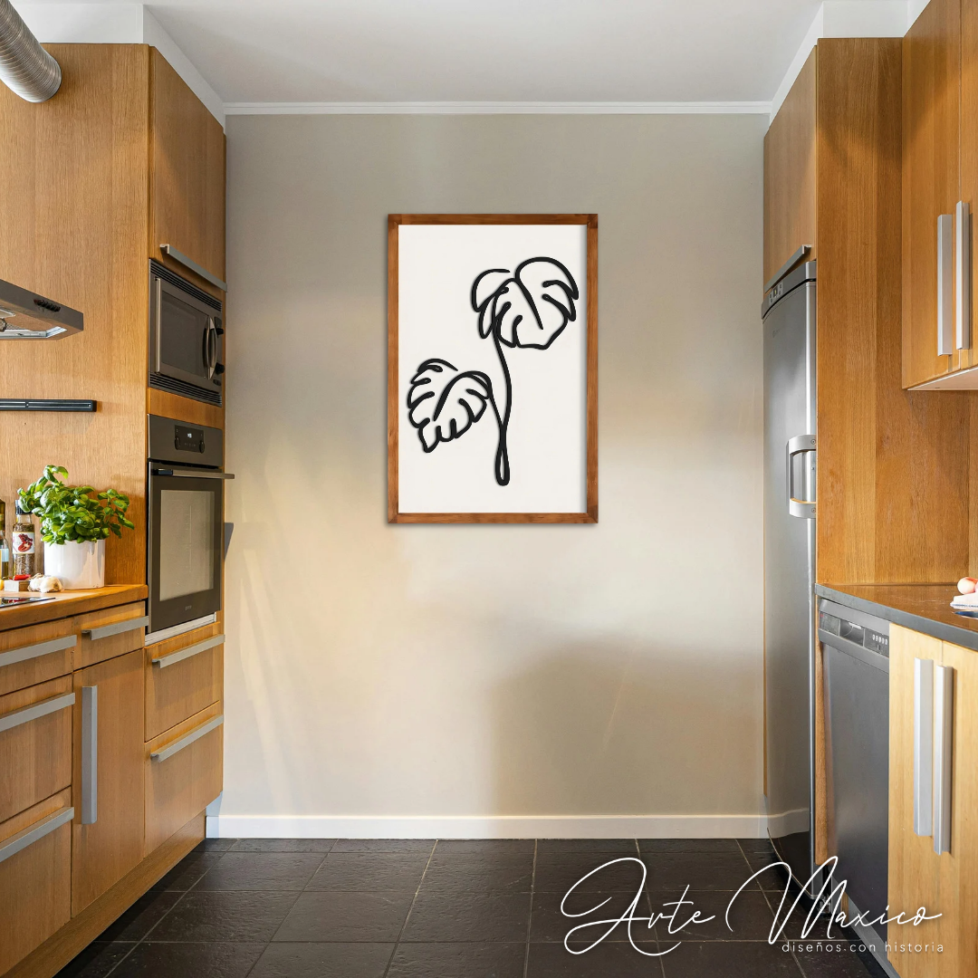 Cuadro Monstera Boho