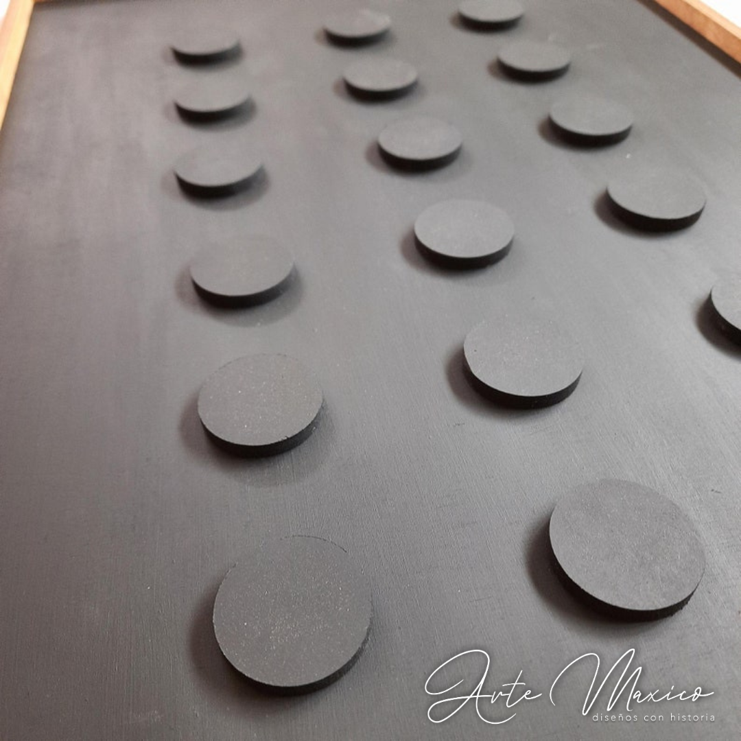 Cuadro Black Dots Boho