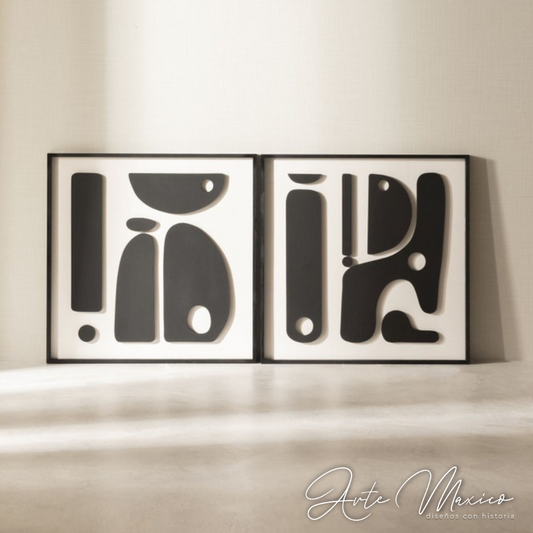 Cuadros Black & White Boho