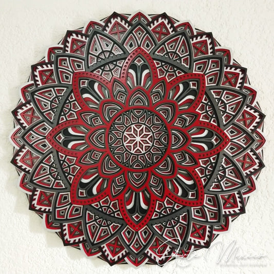 Mandala Multicapas Red