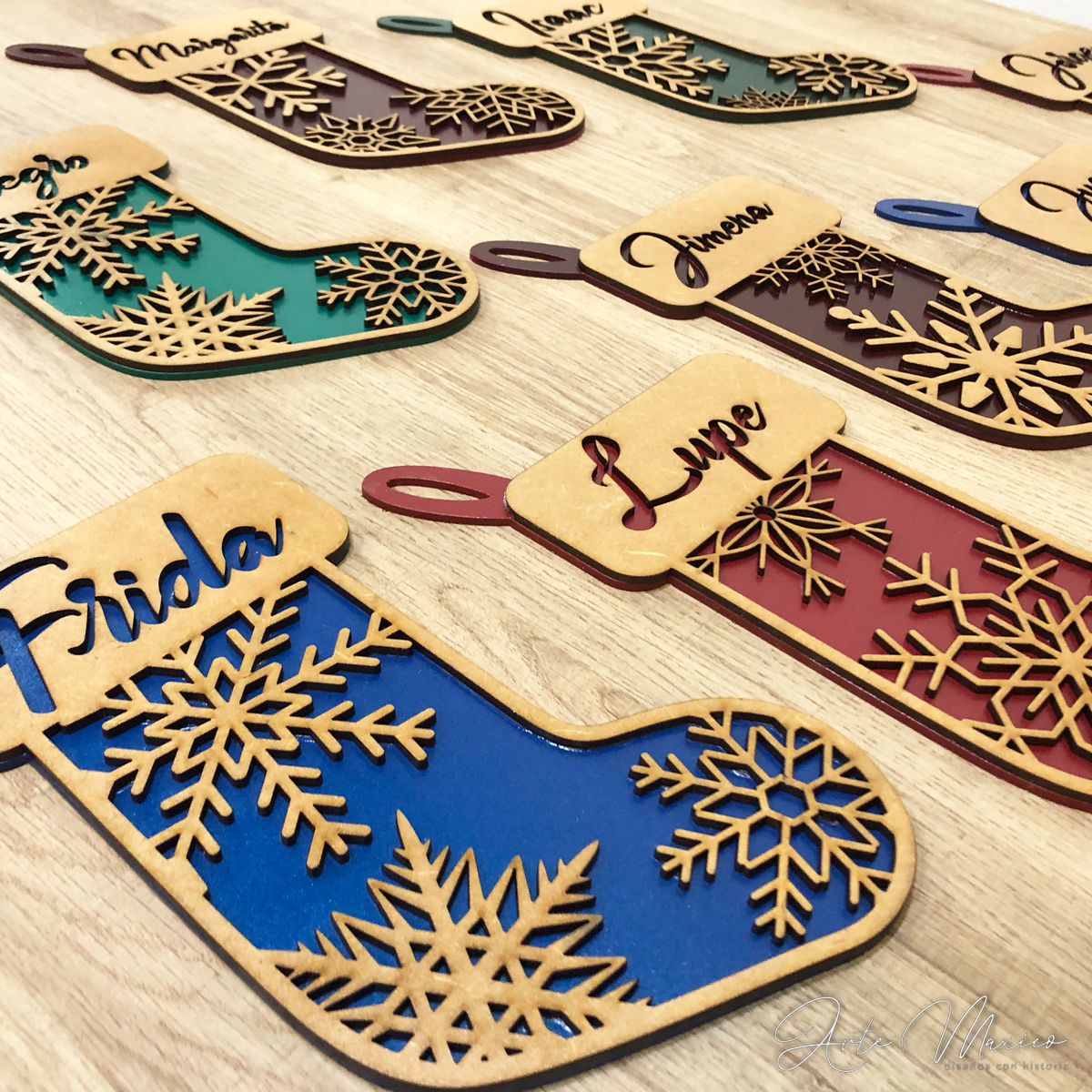 Set 5 Botas Navideñas