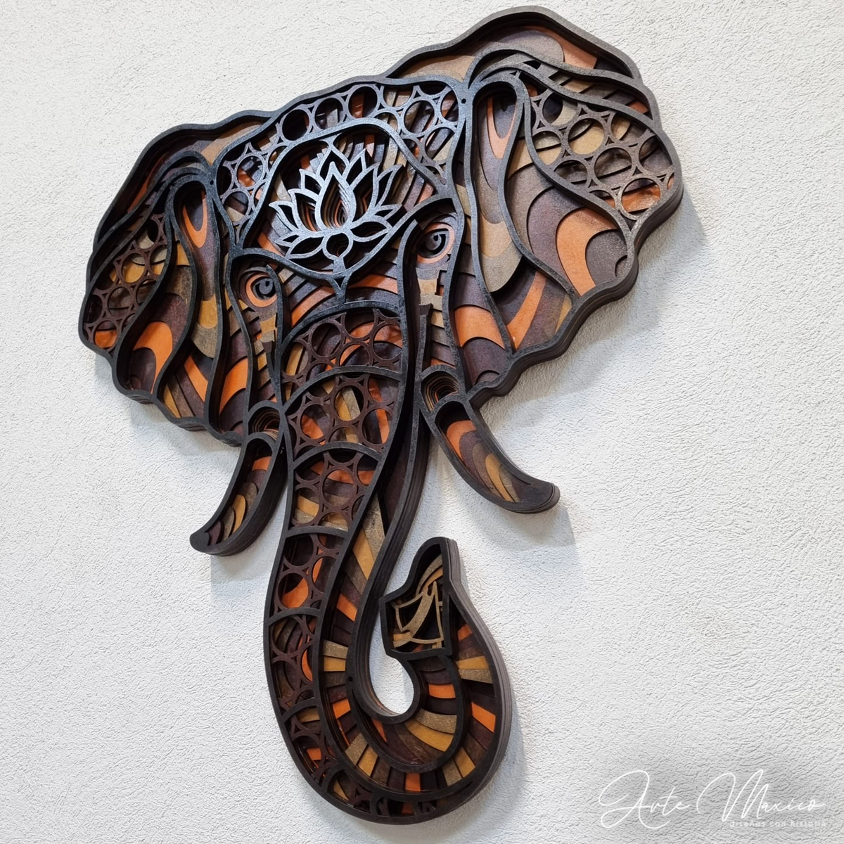 Elefante Multicapas con Loto