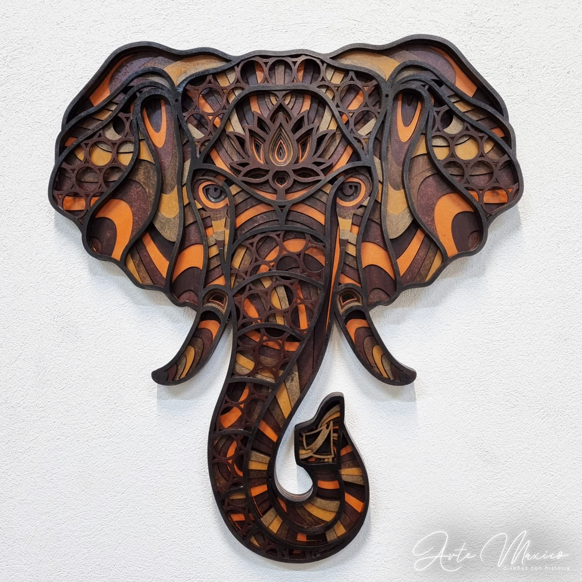 Elefante Multicapas con Loto