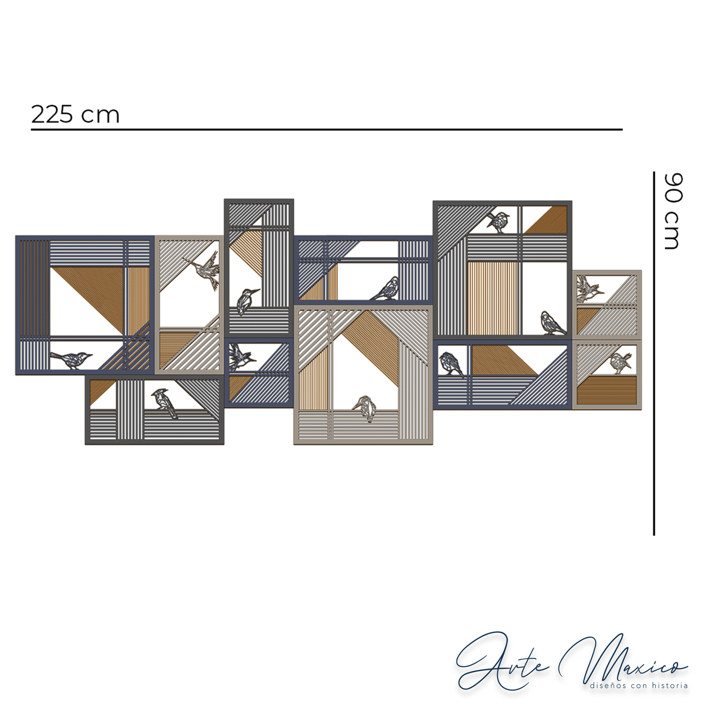 Panel Aves en la Ciudad