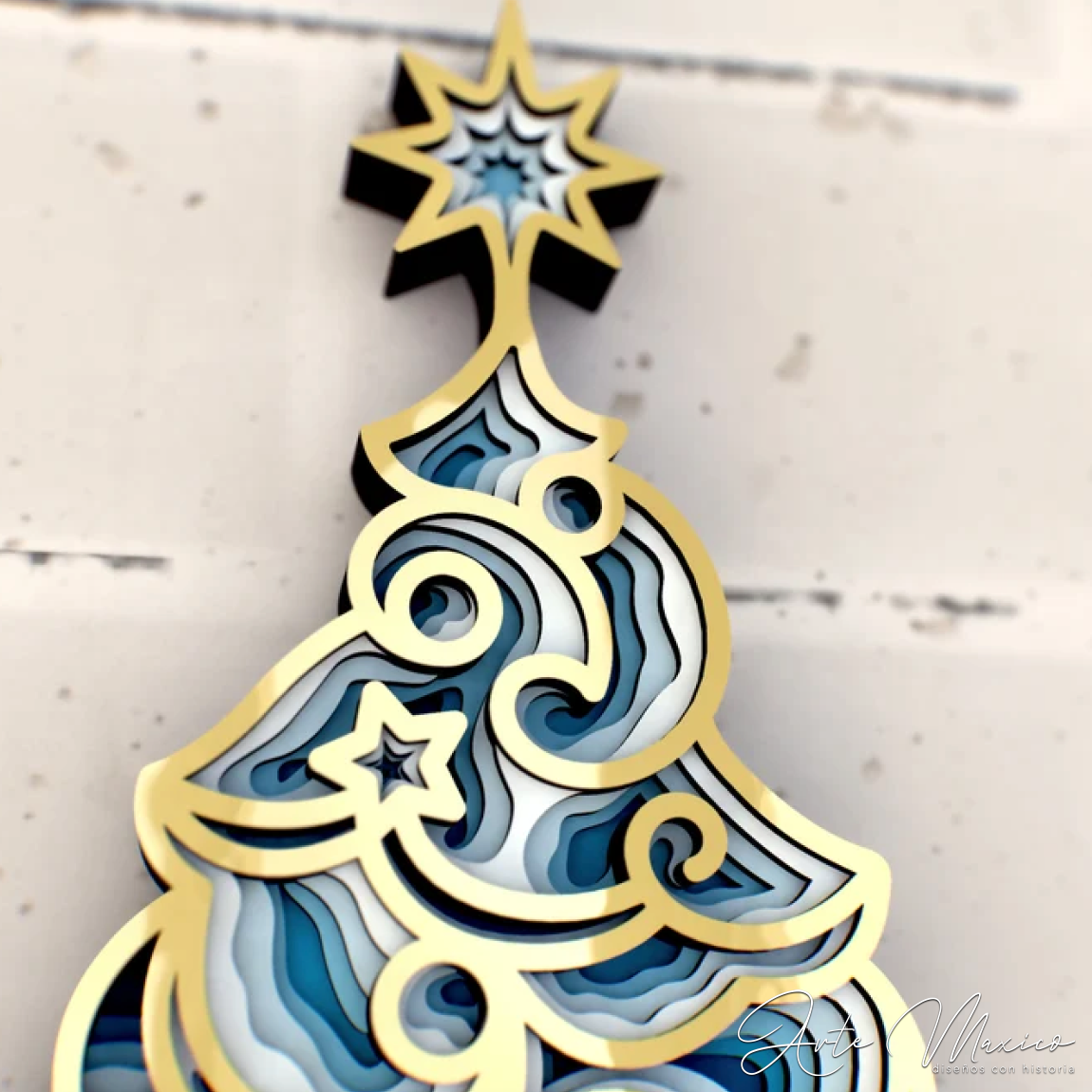 Árbol Navideño Multicapas