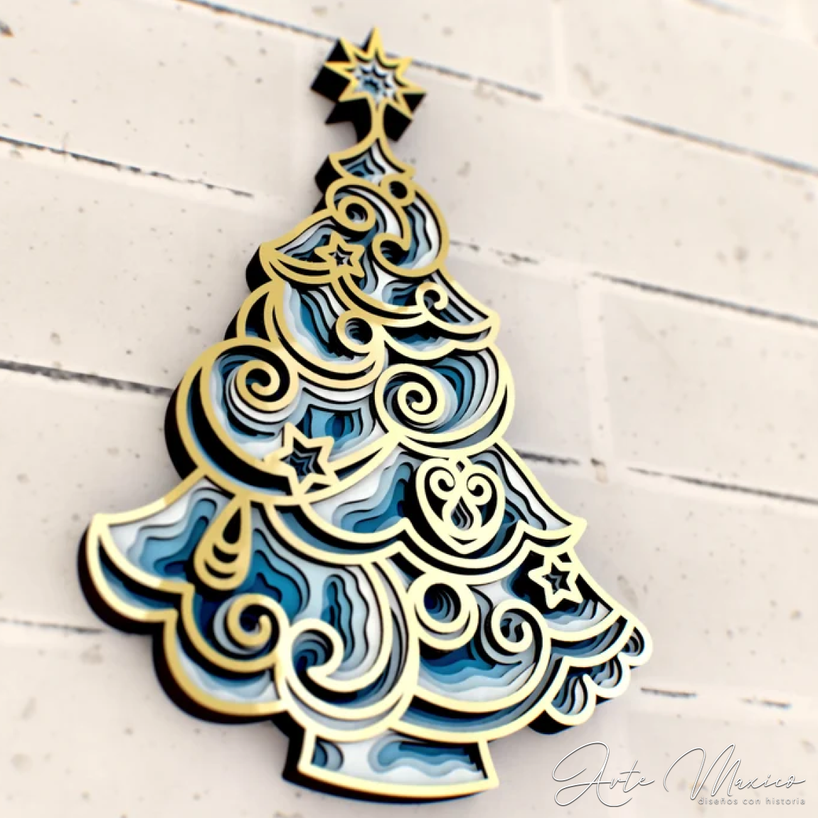 Árbol Navideño Multicapas