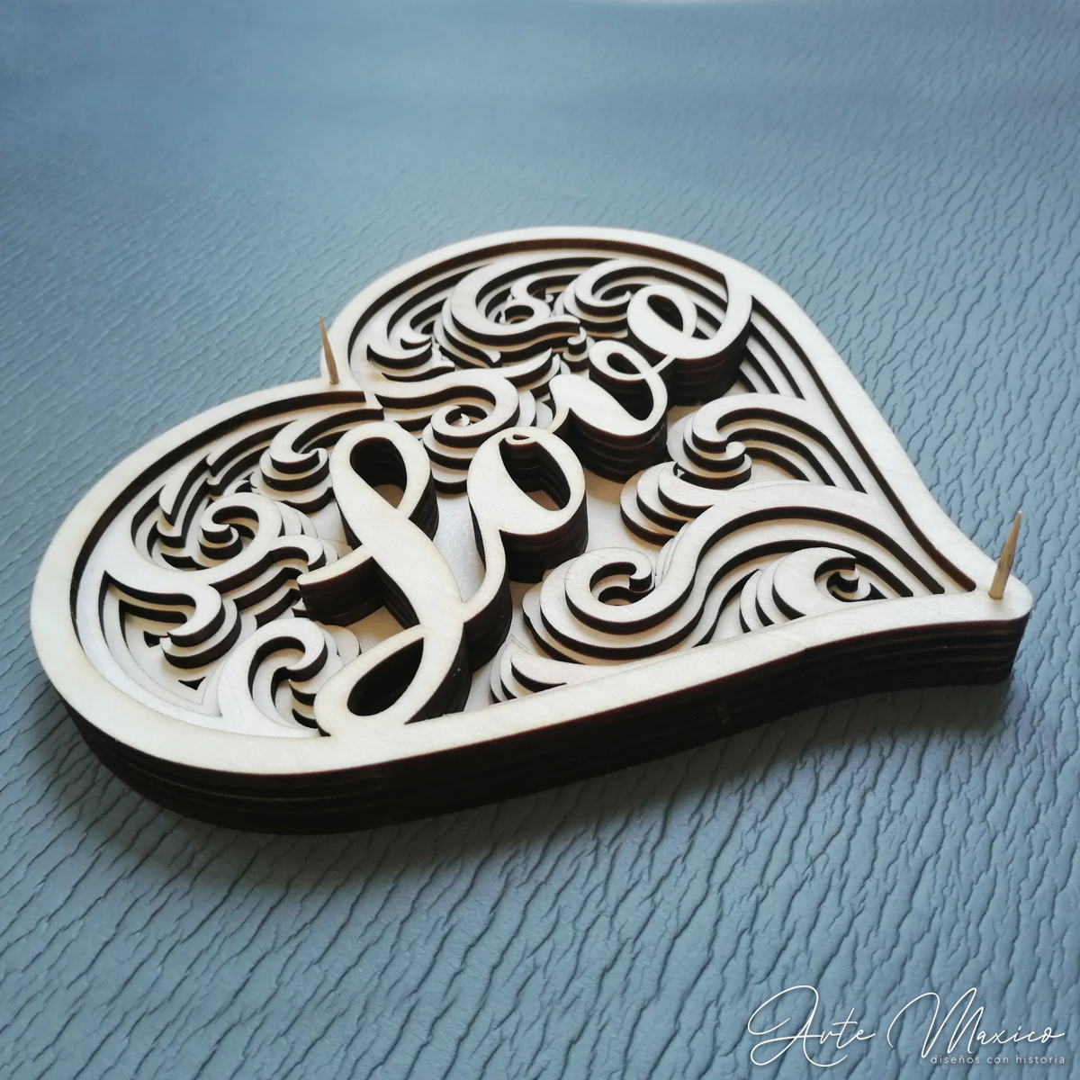 Corazón Love Multicapas