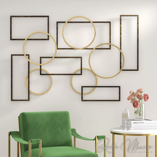 Decoración Cuadros y Círculos