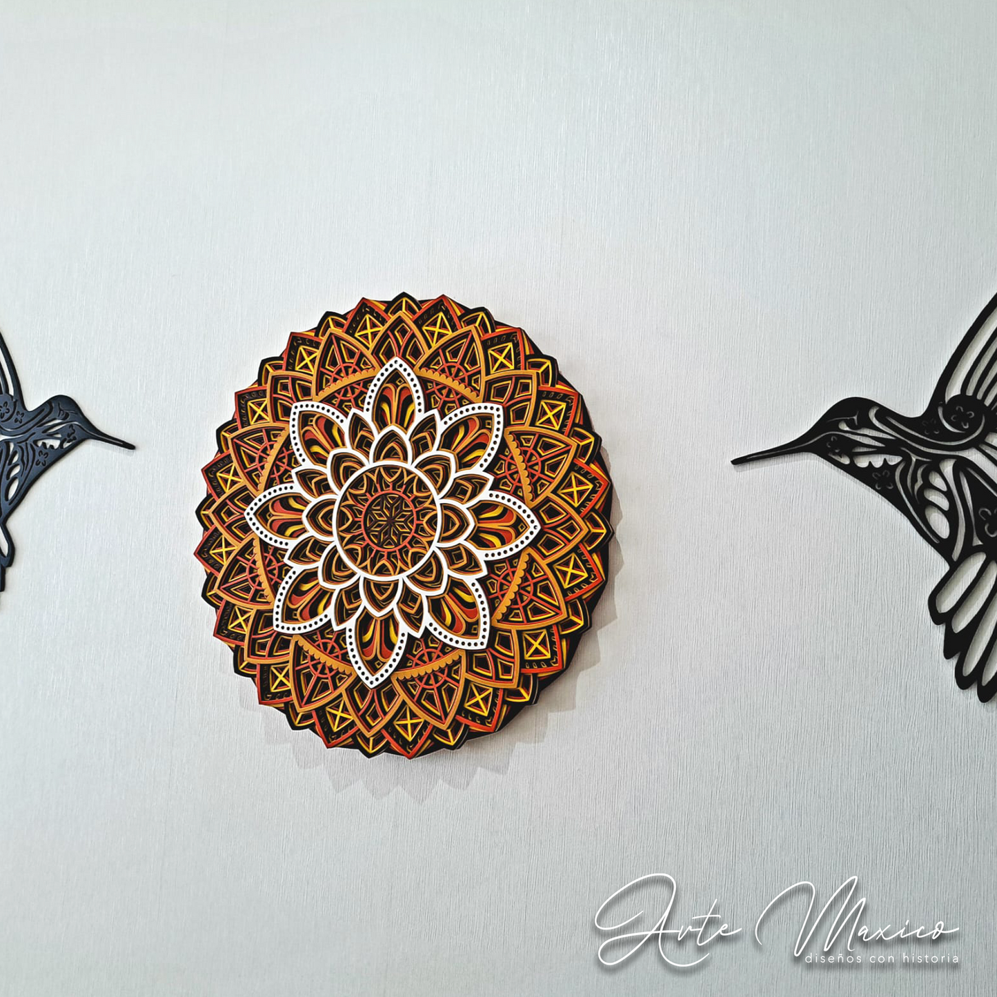 Mandala Multicapas Fuego