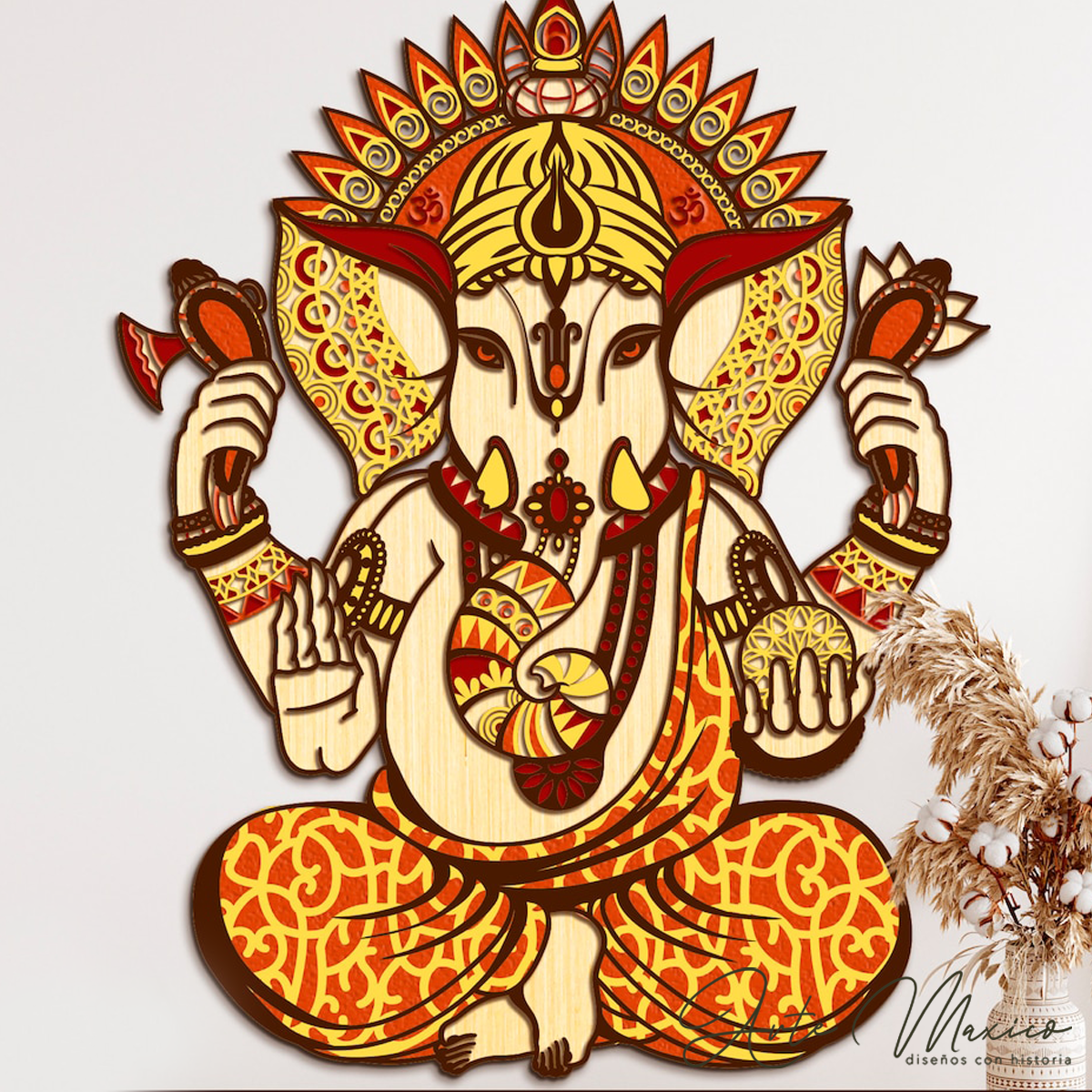 Dios Ganesha Multicapas