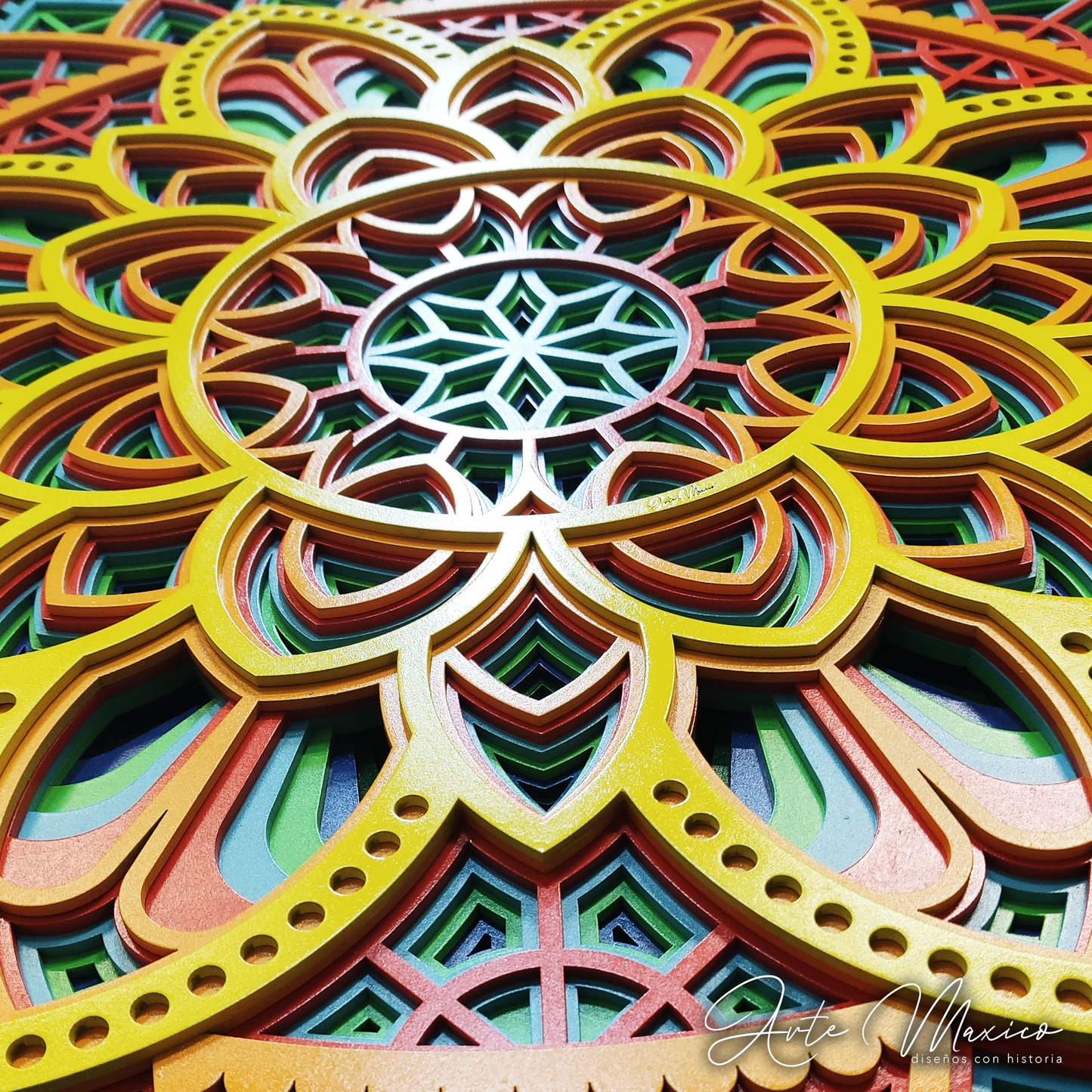 Mandala Quetzal Multicapas