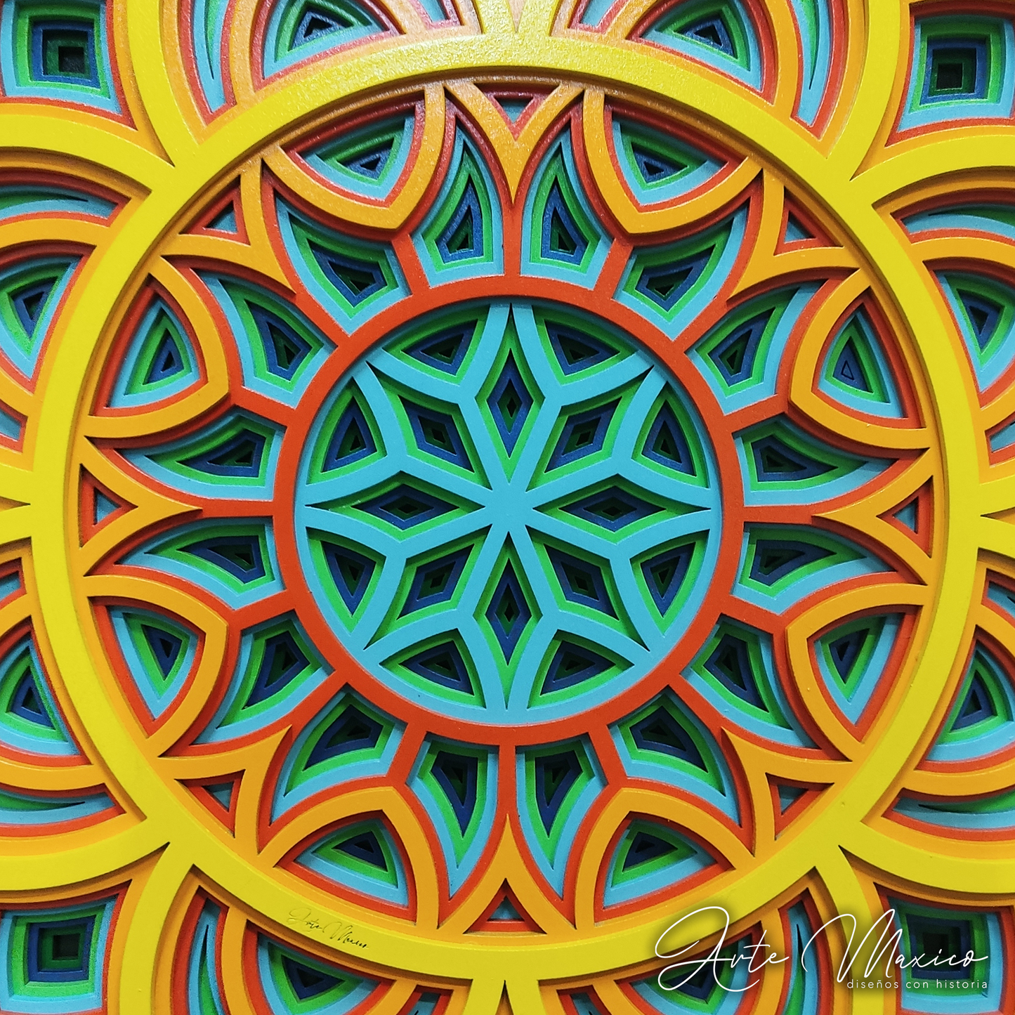 Mandala Quetzal Multicapas