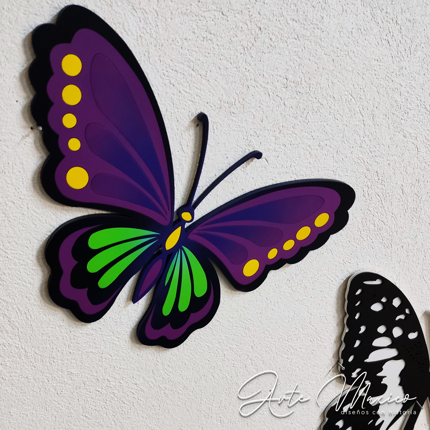 Mariposas Monarcas a Relieve