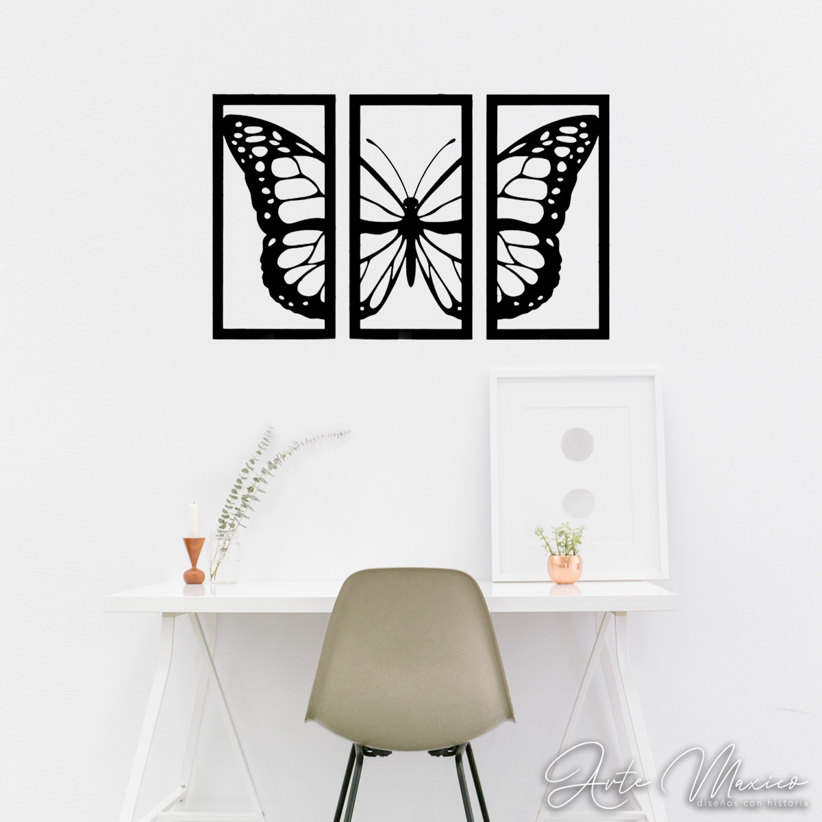 Mariposa 3 Cuadros
