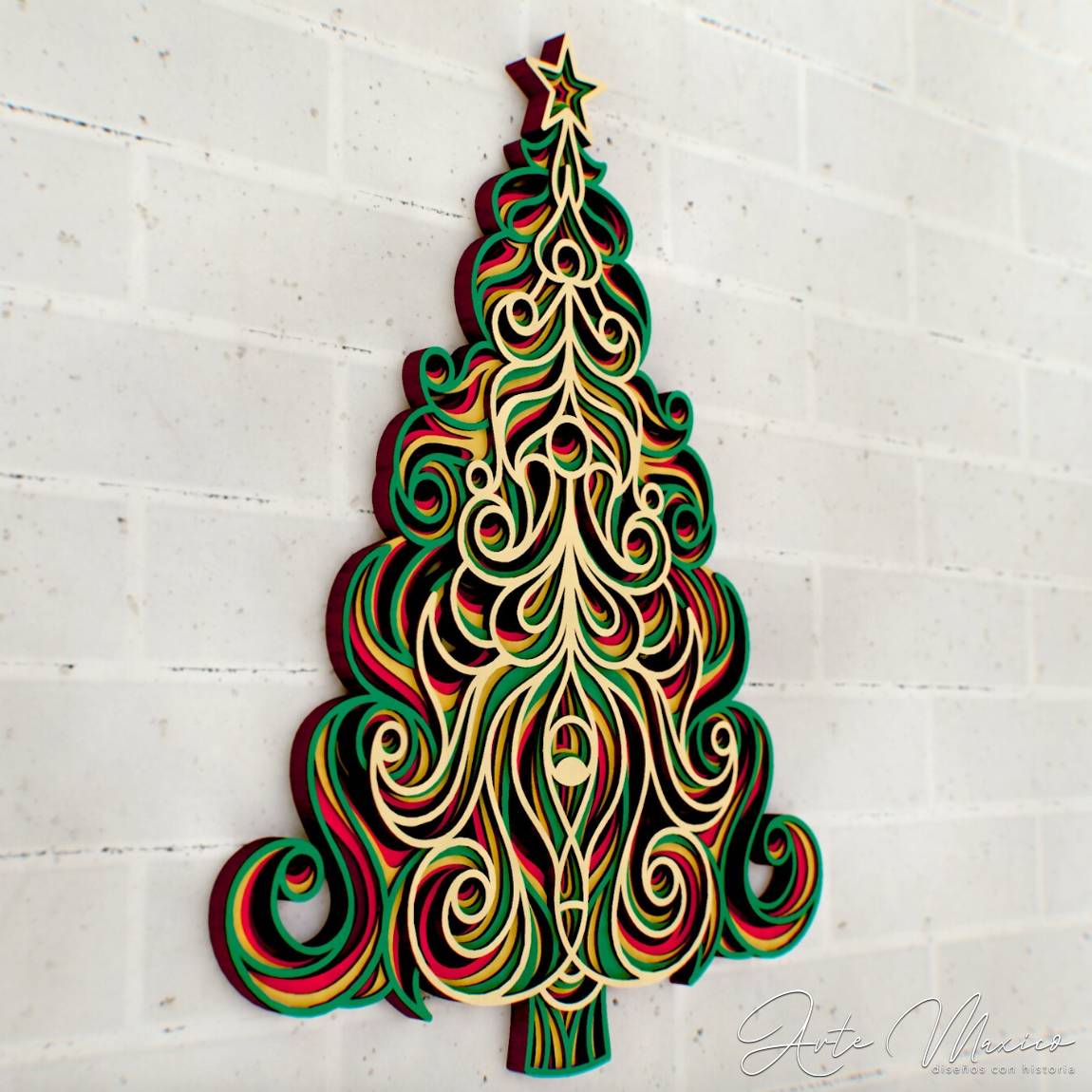 Pino Navideño Multicapas