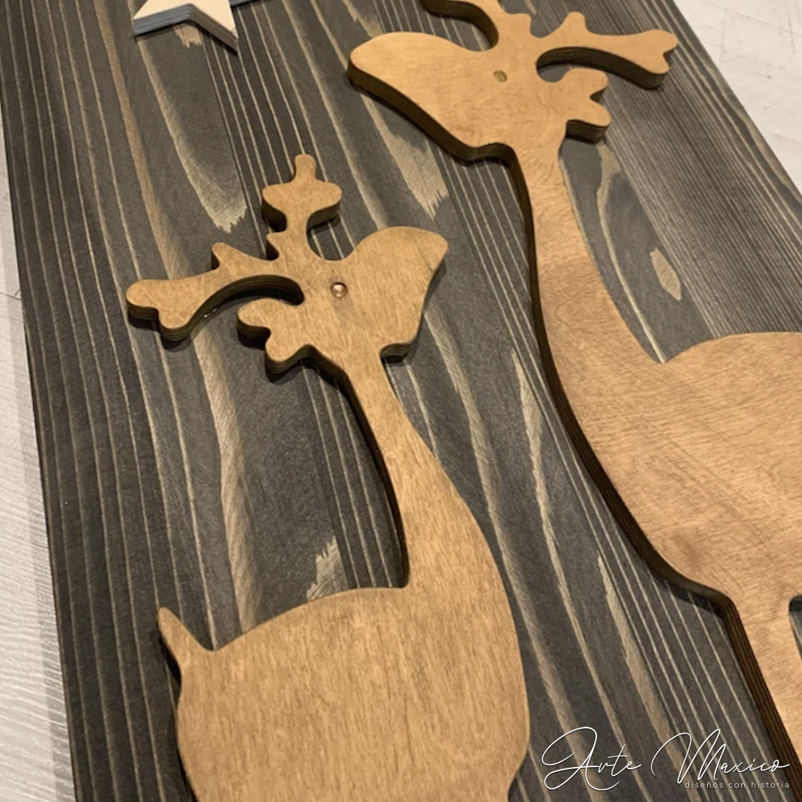 Cuadro Renos Navideños