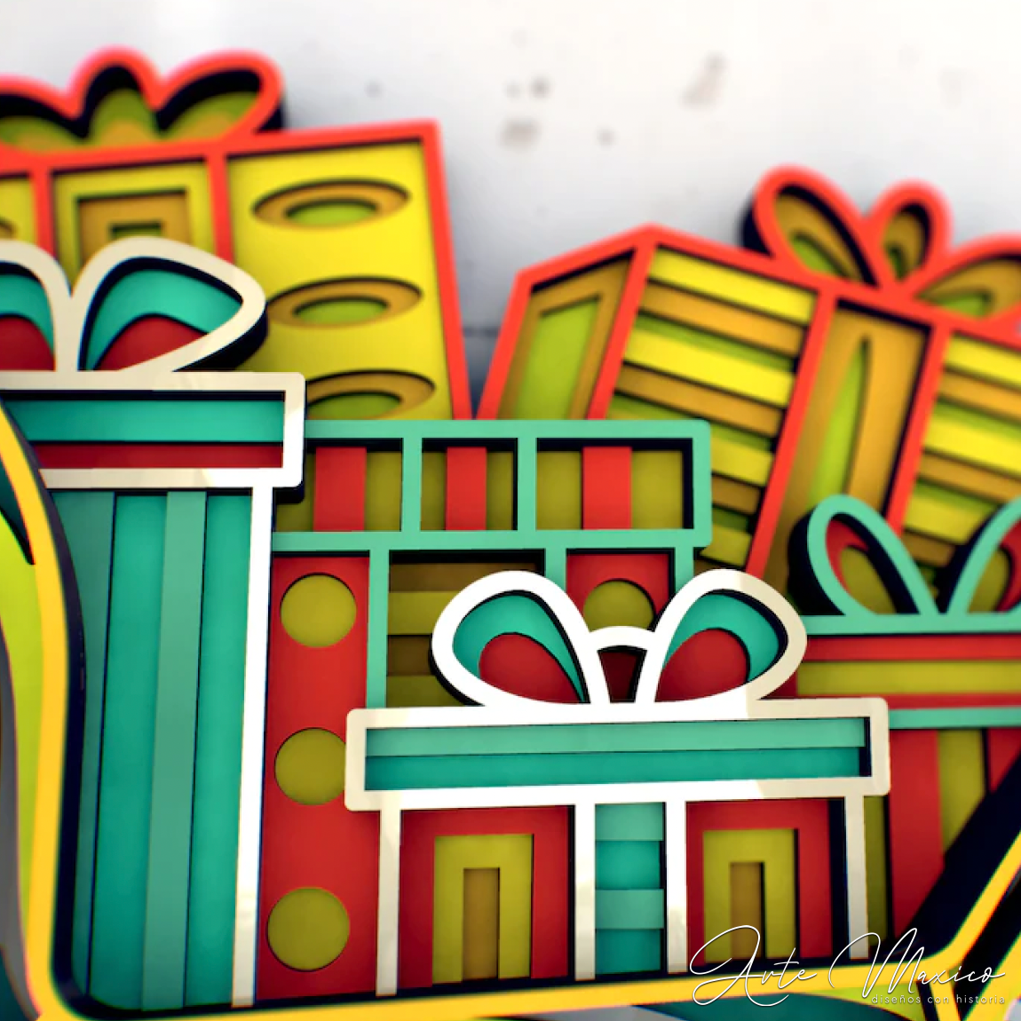 Trineo Navideño Multicapas