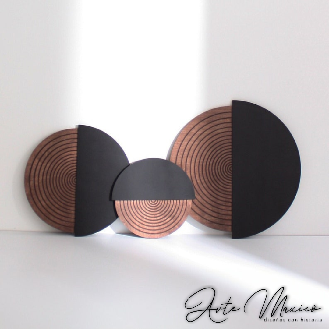 Set de 3 Circulos Eclipse Boho