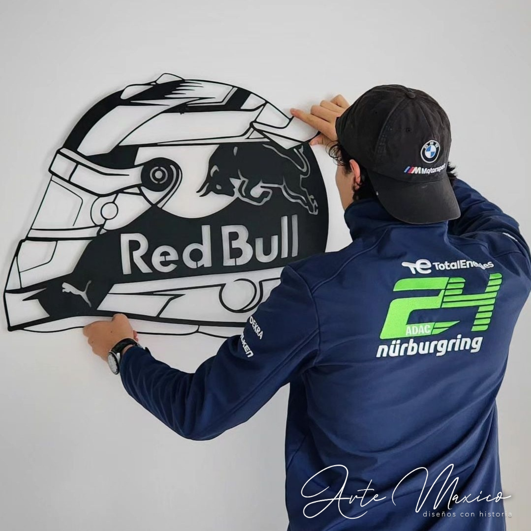 Casco lineal Checo Red Bull