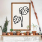 Cuadro Monstera Boho