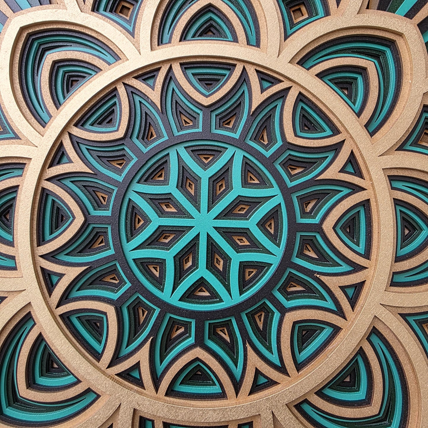 Mandala Multicapas Esmeralda