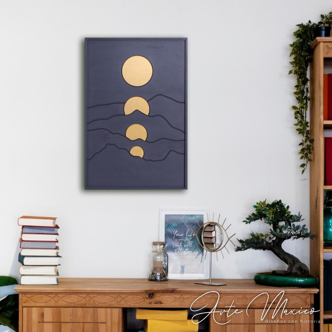 Cuadro Lunar Boho