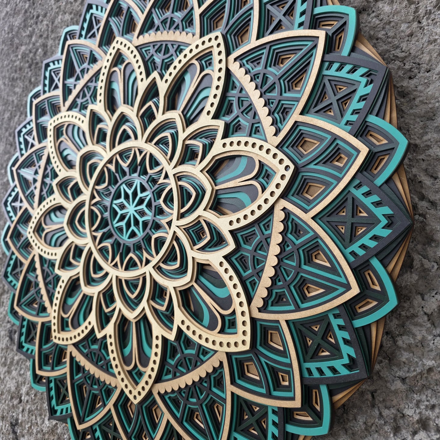 Mandala Multicapas Esmeralda