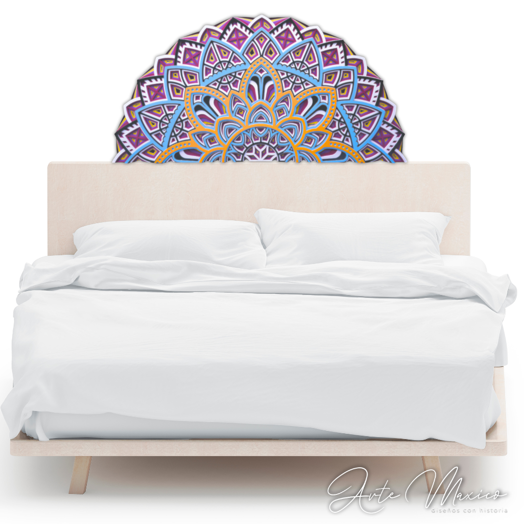 Medio Mandala Huichol Multicapas