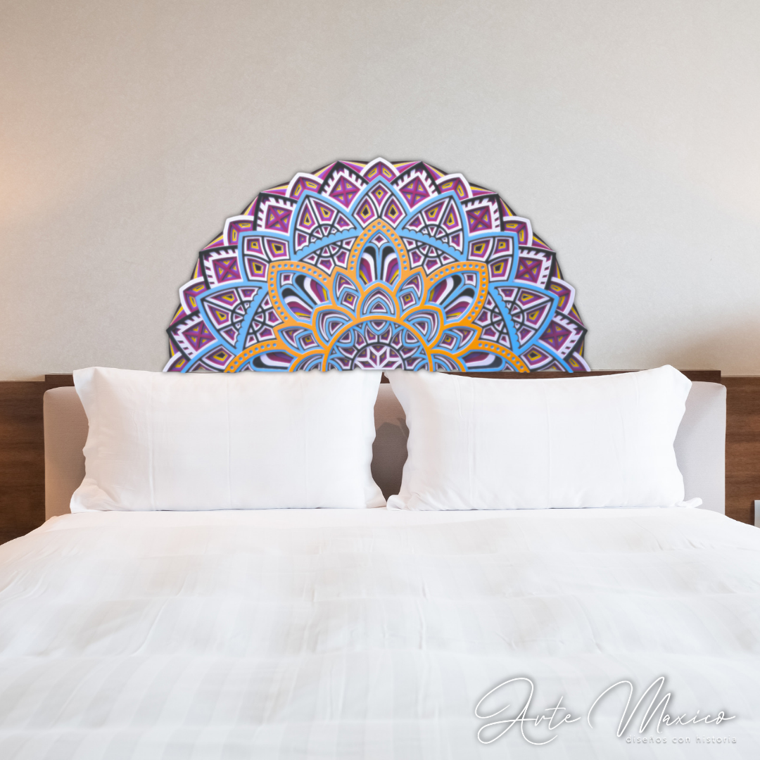 Medio Mandala Huichol Multicapas