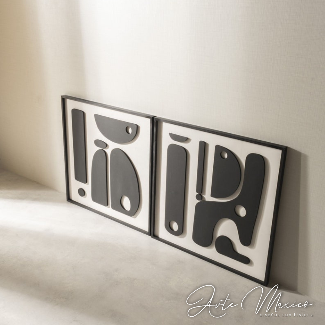 Cuadros Black & White Boho