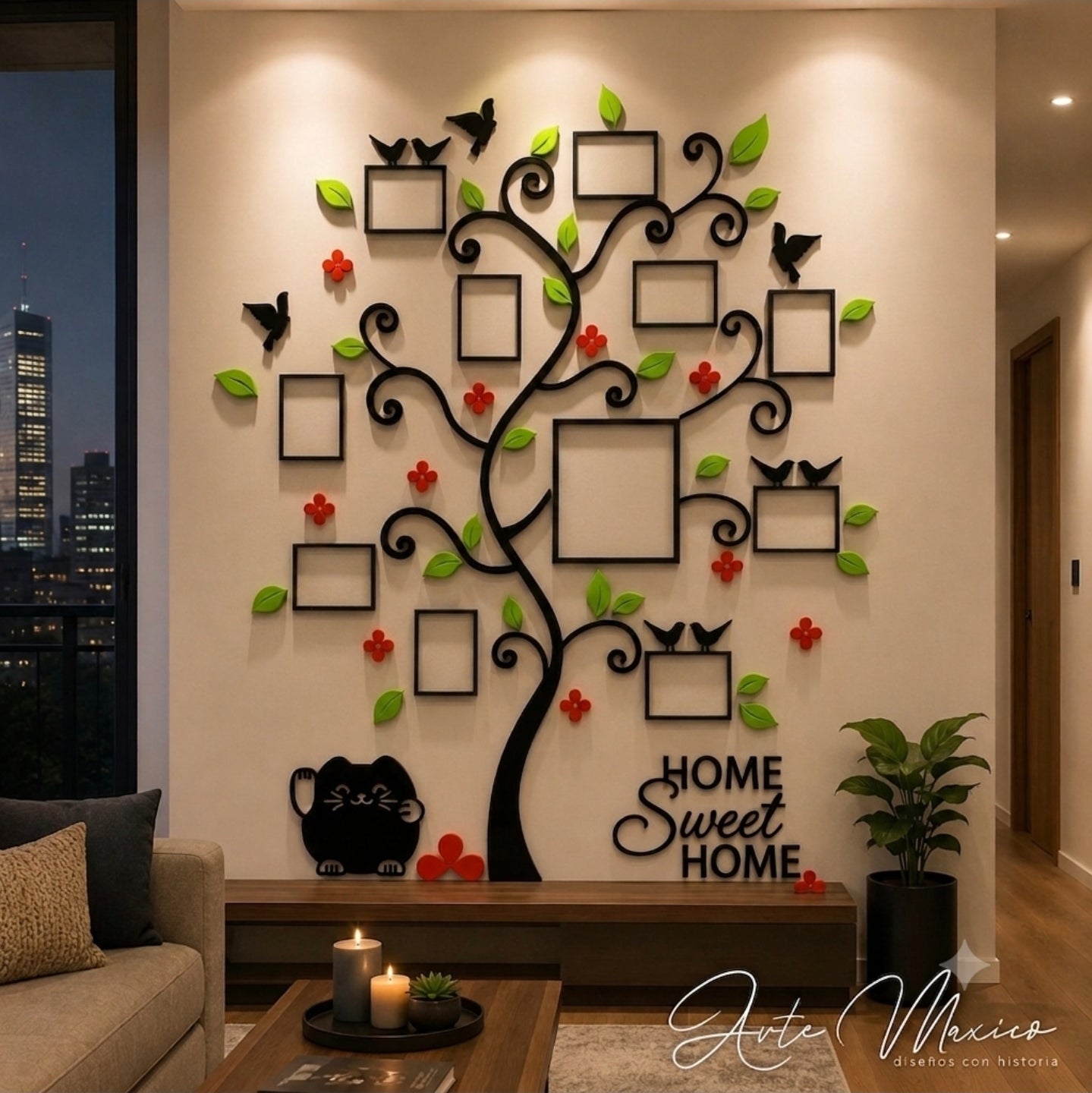 Árbol Fotografico con Frase