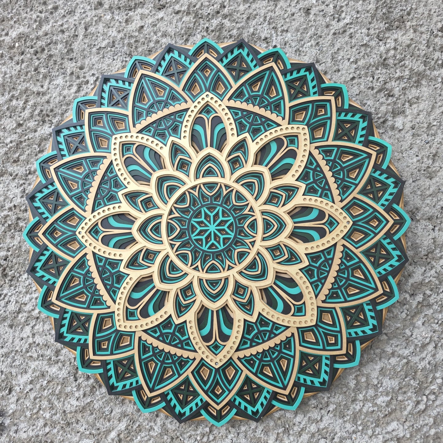 Mandala Multicapas Esmeralda