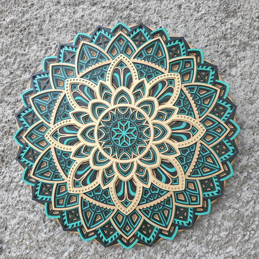 Mandala Multicapas Esmeralda