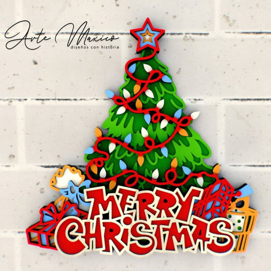 Pino Merry Christmas Multicapas