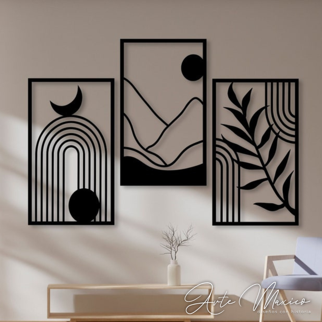 Cuadros Mid Century Boho