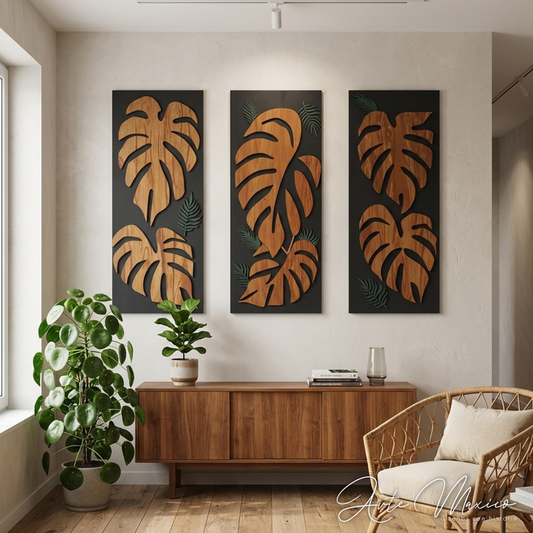 Cuadros Boho Monstera